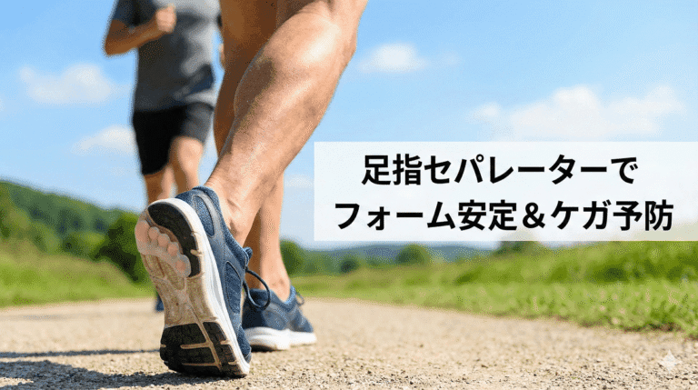 足指セパレーターランニングでフォーム安定とケガ予防をかなえる