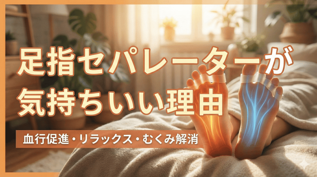 足指セパレーターが気持ちいい理由