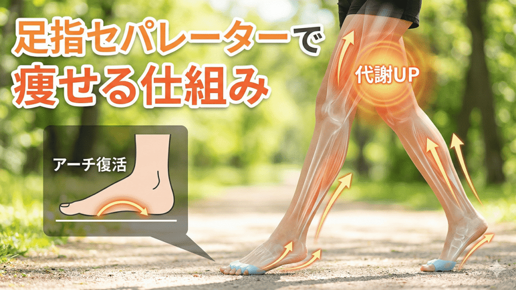 足指セパレーターで痩せる仕組み