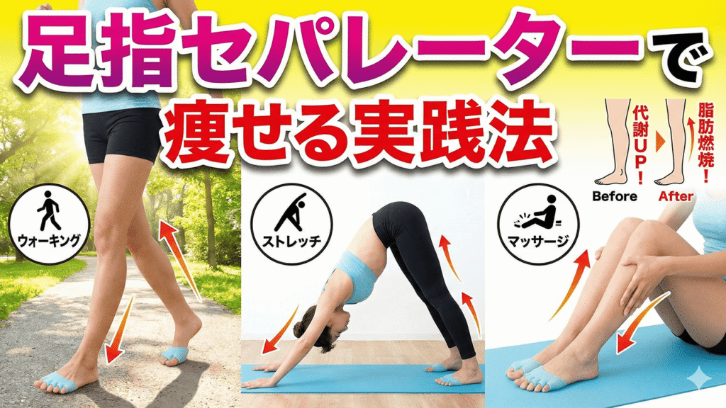 足指セパレーターで痩せる実践法