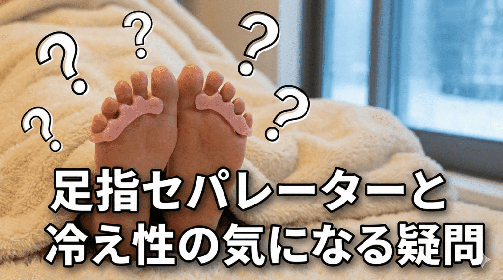 足指セパレーターと冷え性の気になる疑問